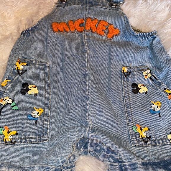 Mickey Mouse Denim Overalls and T-Shirt Set - Picture 3 of 7
